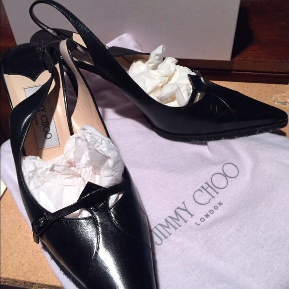 Ballerina Shoes Jimmy Choo Bing Flat Black New ❤️ Jimmy Choo