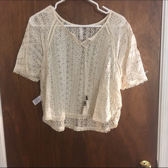 Lace cover up.