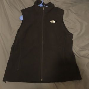 EUC Black Fleece North Face Vest Size XL