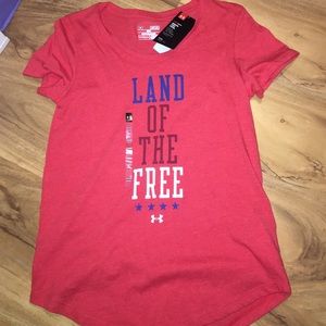 Under armpit women's workout shirt