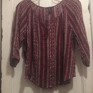Purple forever-21 blouse
