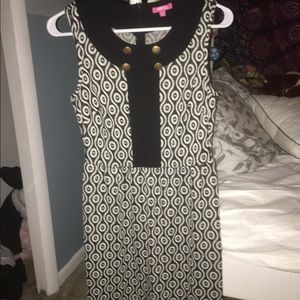 Black and white dress