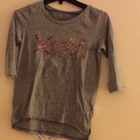 OLD NAVY KIDS xox shirt (gently worn)
