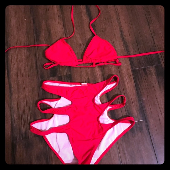 ❤️❤️SUPER CUTE High waist cutout bikini❤️