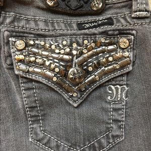 Black miss me girls jeans