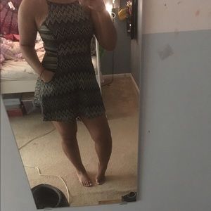 Topshop Halter skater dress