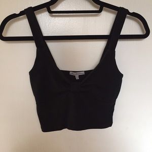 Charlotte Russe Black Crop Top
