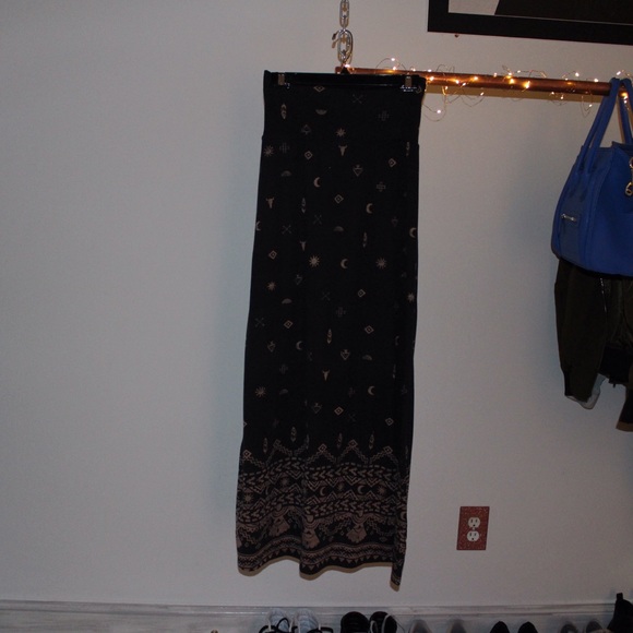 Black maxi shirt