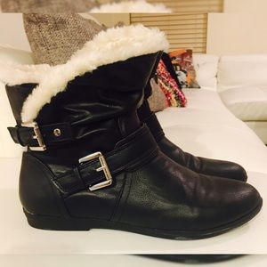 Rampage Faux Fur Lined Boot