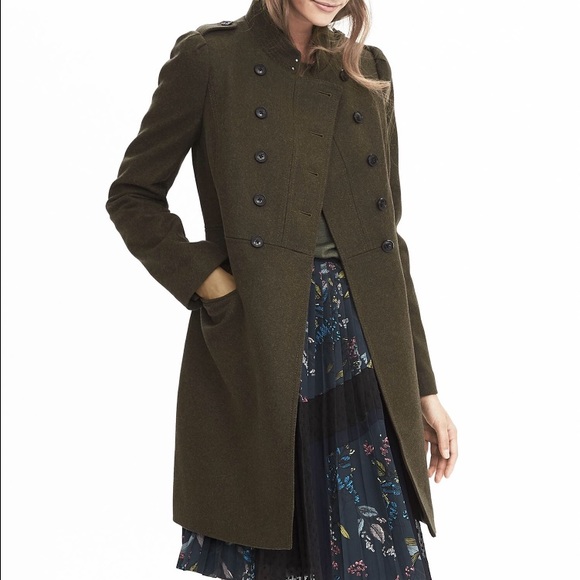 Banana Republic Jackets & Blazers - Last chance! Banana Republic military wool coat