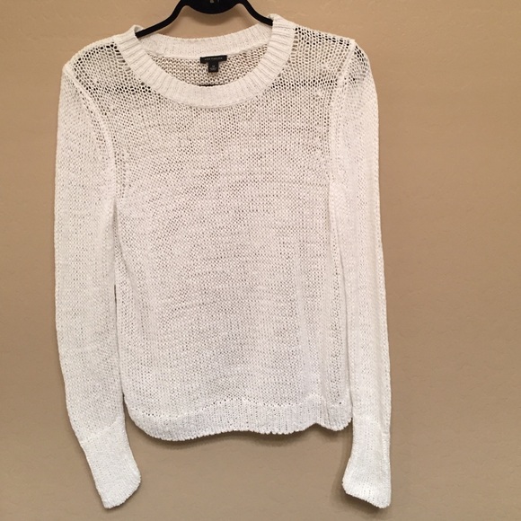 White Ann Taylor Sweater