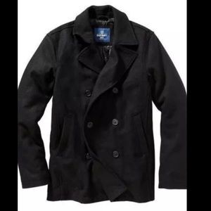 2 peacoats. Black and navy blue old navy peacoat.