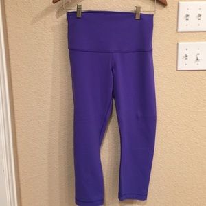 Lululemon High Waisted Cropped Leggings