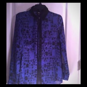 Rock and republic sheer blouse