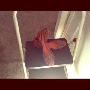 Multi colored sandals