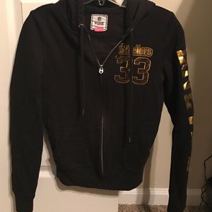 VS Pink Steelers jacket