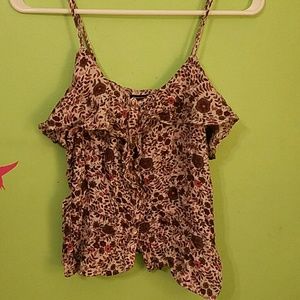 Floral tank top, AEO