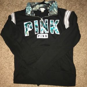 Victoria's Secret Pink Tropical Print Hoodie