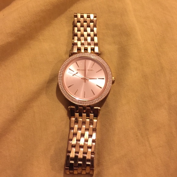 Rose gold Micheal Kors watch