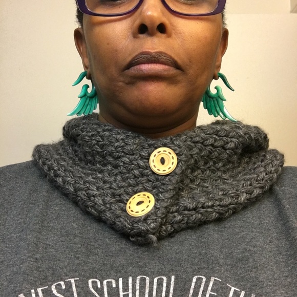 Crochet Hoodie (one size fits) - Picture 2 of 4