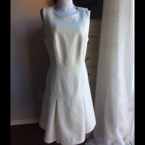 J. Crew cream dress. How fun!