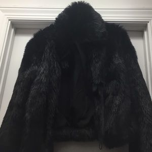 Top shop fur jacket