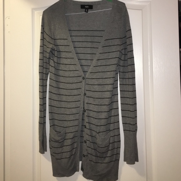Striped Maternity Cardigan