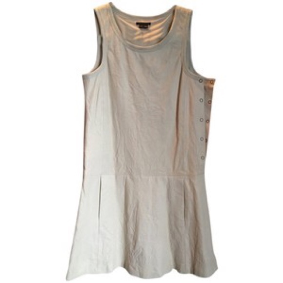 Theory sleeveless dress with pleates