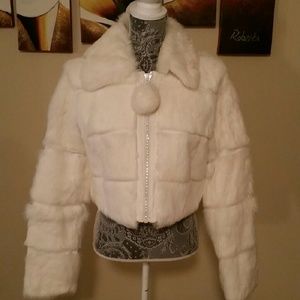 Rabbit fur jacket