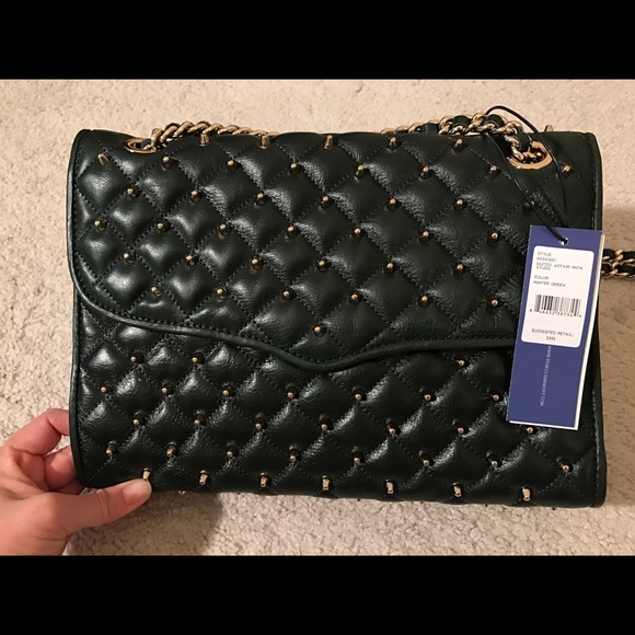 Rebecca Minkoff Quilted Affair w/ Studs - Picture 1 of 4