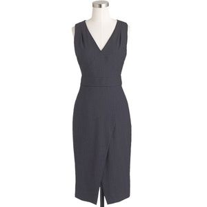 J. Crew pinstripe suiting dress