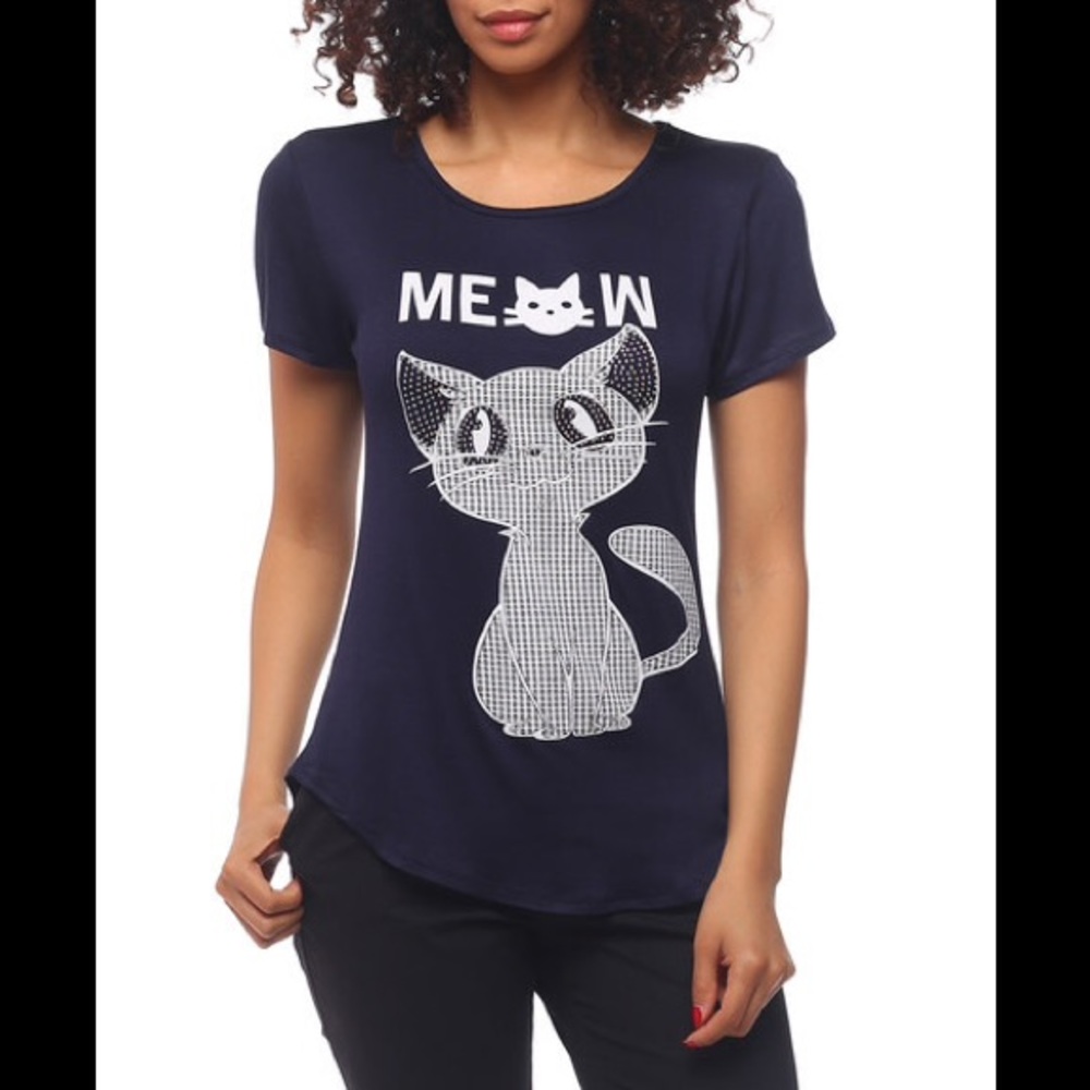 "MEOW" TEE
