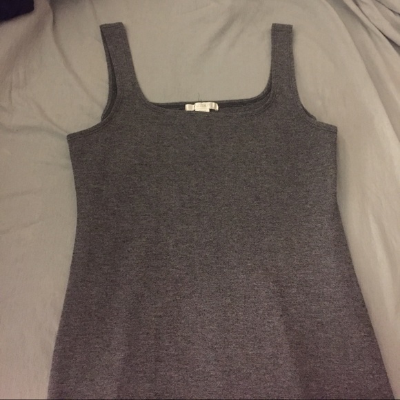 Gray Midi Bodycon Dress