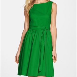 Eliza J Green Open Back Dress 0P