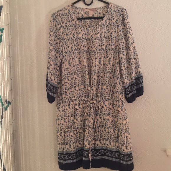 Floral Print Tunic Dress