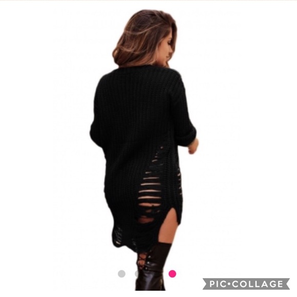 ✨ Sexy black button up sweater - Picture 3 of 3