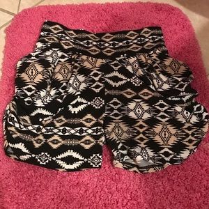 tribal print shorts