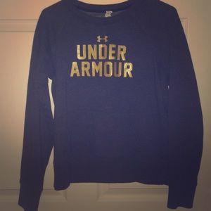 Grey Under Armour Crew neck
