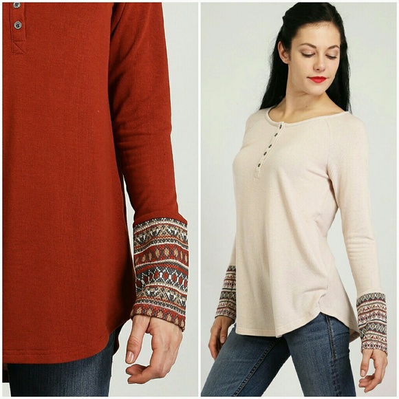 Long sleeve thermal cuff tunic - Picture 2 of 6