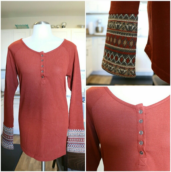 Long sleeve thermal cuff tunic - Picture 5 of 6