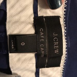 Jcrew Capri navy blue. Size 0