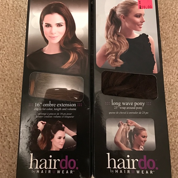 Two Hair pieces.
