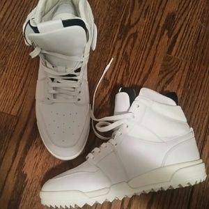 Rag&bone korban leather hightop white sneakers wm9