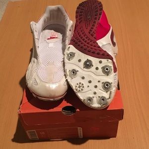 Nike Track and Field spike shoes. Men's size 10