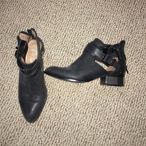 JEFFRY CAMPBELL BLACK CUTOUT BOOTS