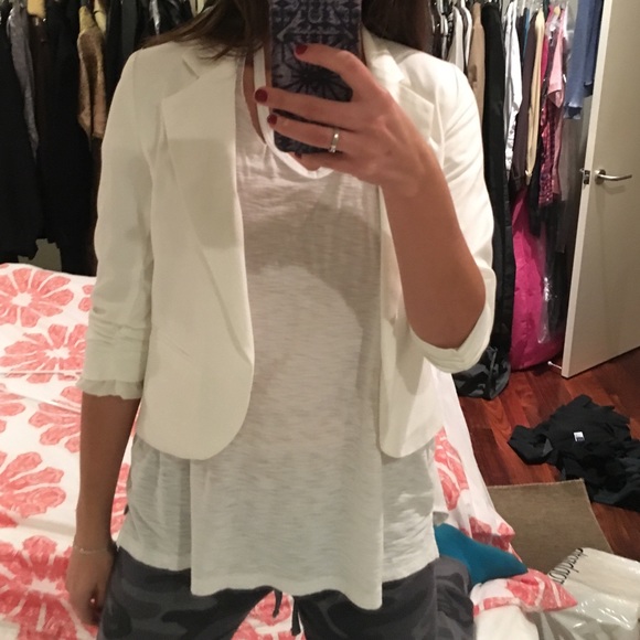 White blazer