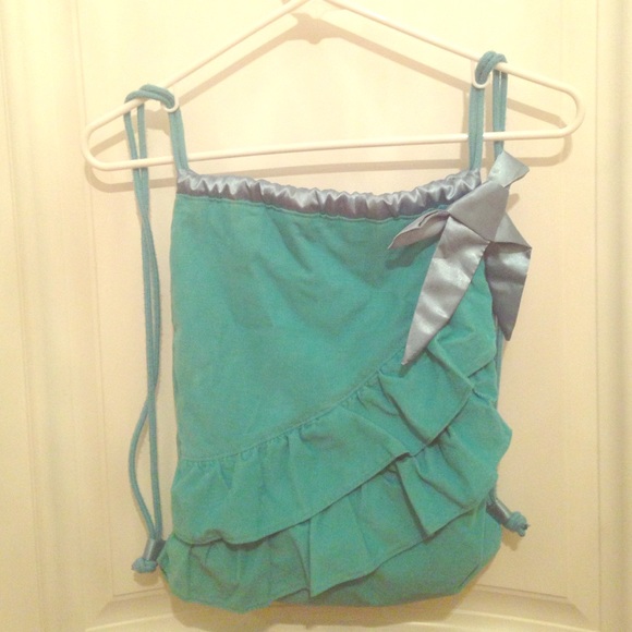 Old Navy draw string bag blue - Picture 2 of 3