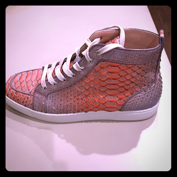 Christian Louboutin python skin