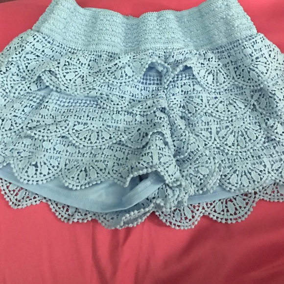 Blue shorts