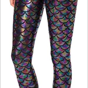 Rainbow Fish Scale Leggings